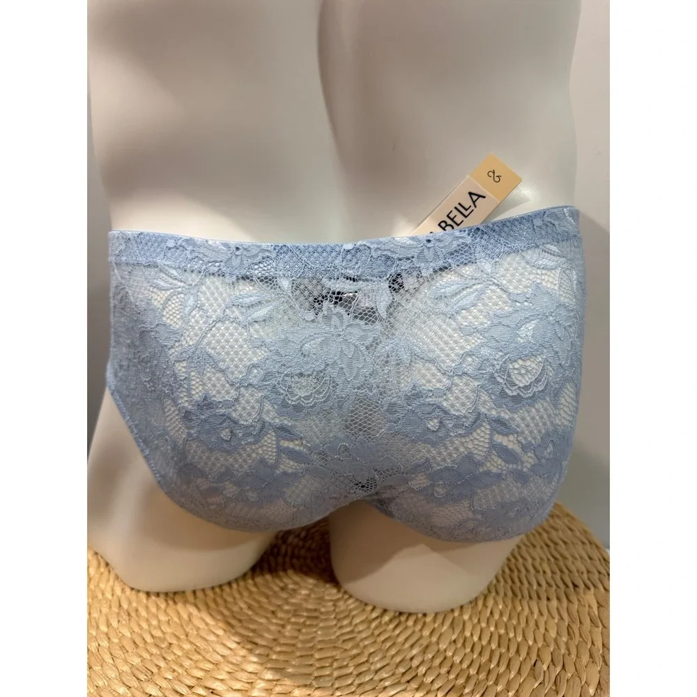Cosabella Never Say Never Comfort Micro Lace Brief Aasmani Blue New size L